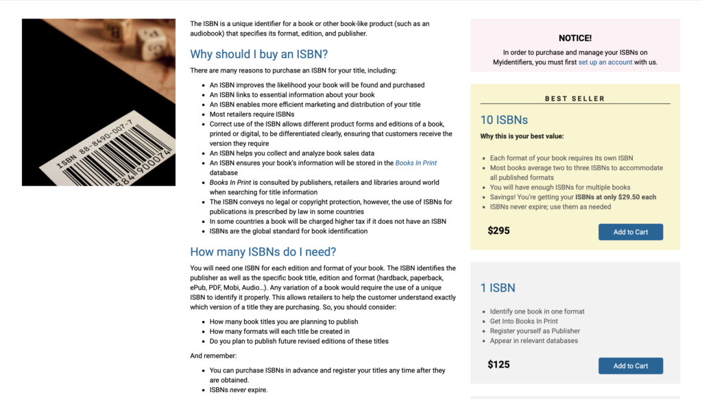 how to register ISBN