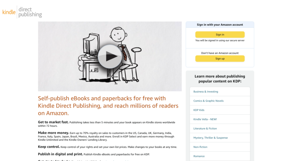 how to publish on kdp